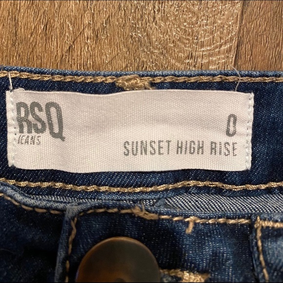 rsq ripped jean shorts - Picture 2 of 4